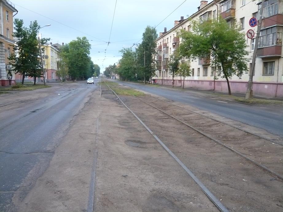 雅羅斯拉夫爾 — Dismantling tramway tracks