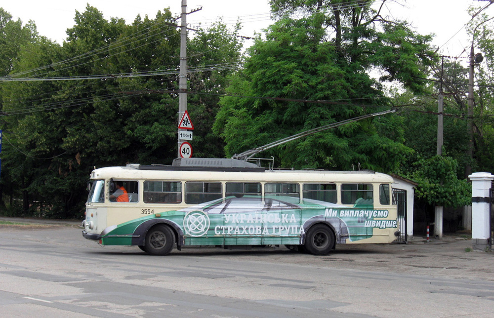 Crimean trolleybus, Škoda 9Tr21 # 3554