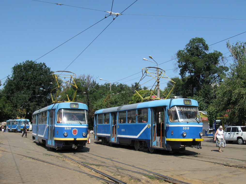Одеса, Tatra T3R.P № 3301; Одеса, Tatra T3R.P № 3313