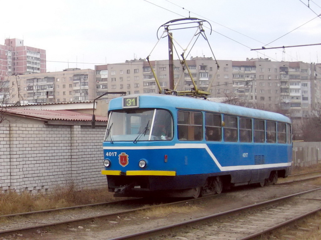 Одесса, Tatra T3R.P № 4017