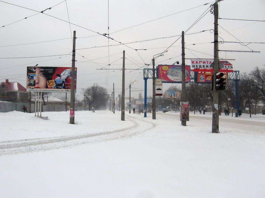 Одесса — 23.02.2007 — Снегопад и его последствия