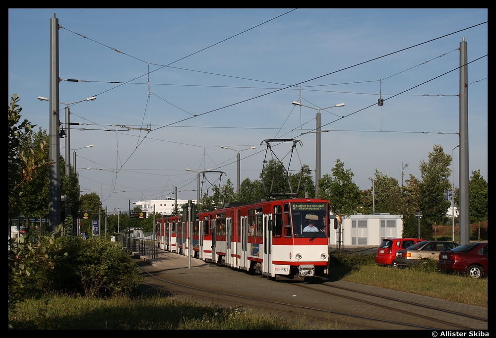 Erfurt, Tatra KT4D Nr. 523; Erfurt — Tatra KT4D+KT4D+KT4D 3-car Trains