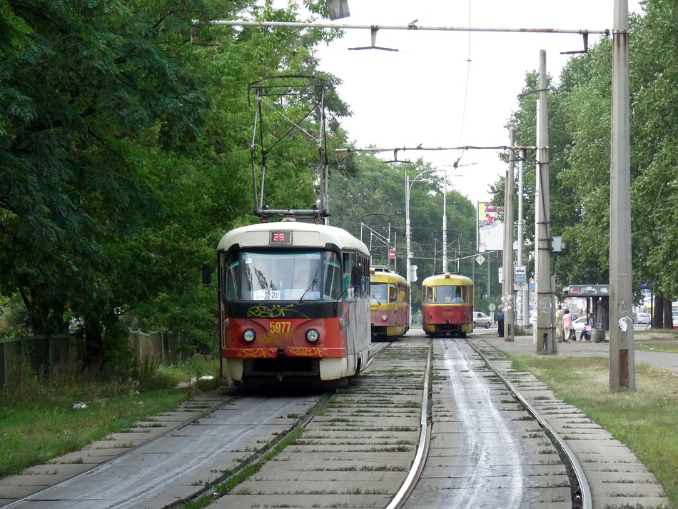 Киев, Tatra T3P № 5977