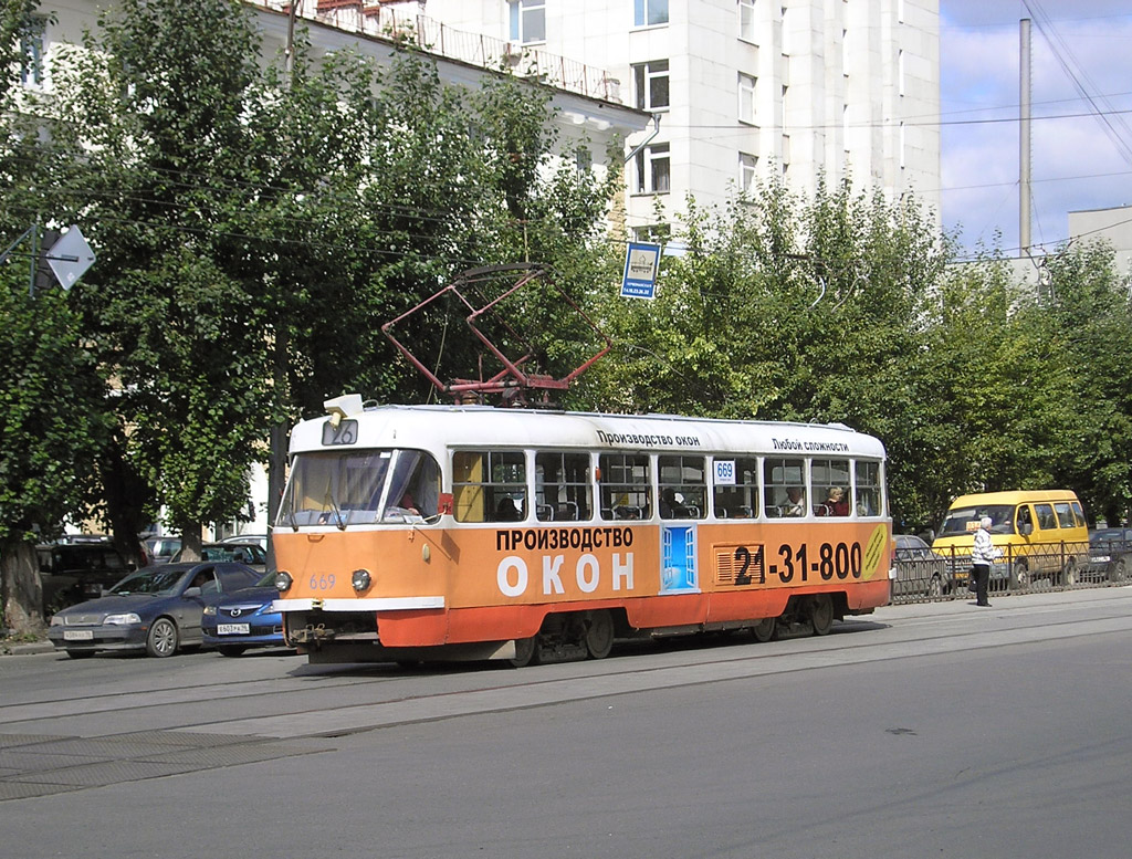 Екатеринбург, Tatra T3SU № 669