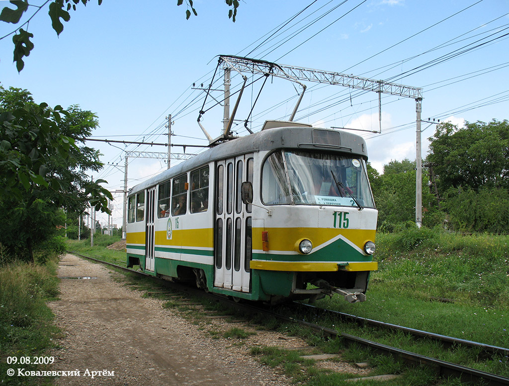 Pyatigorsk, Tatra T3SU # 115