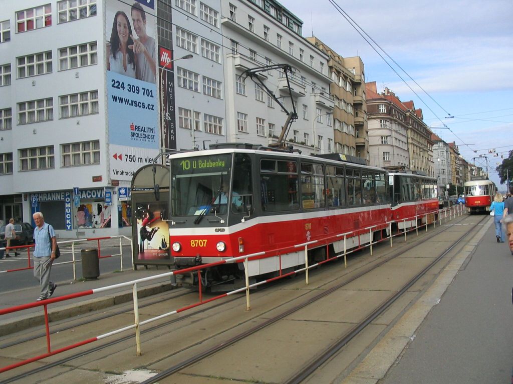 Прага, Tatra T6A5 № 8707