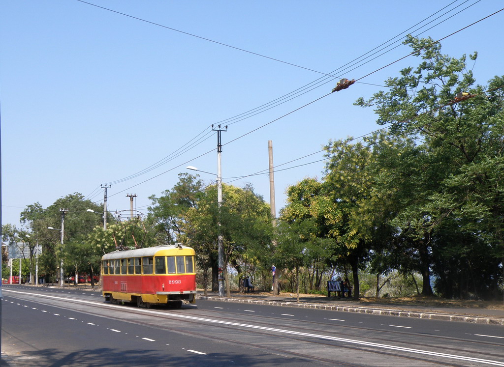 Одесса, Tatra T3SU № 2998; Одесса — 2008–09 — Реконструкция Фонтанской дороги
