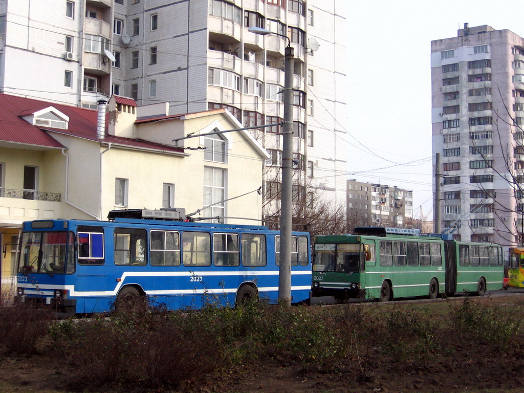 Odessa, YMZ T1R (Т2P) Nr 2023; Odessa, YMZ T1 Nr 2027