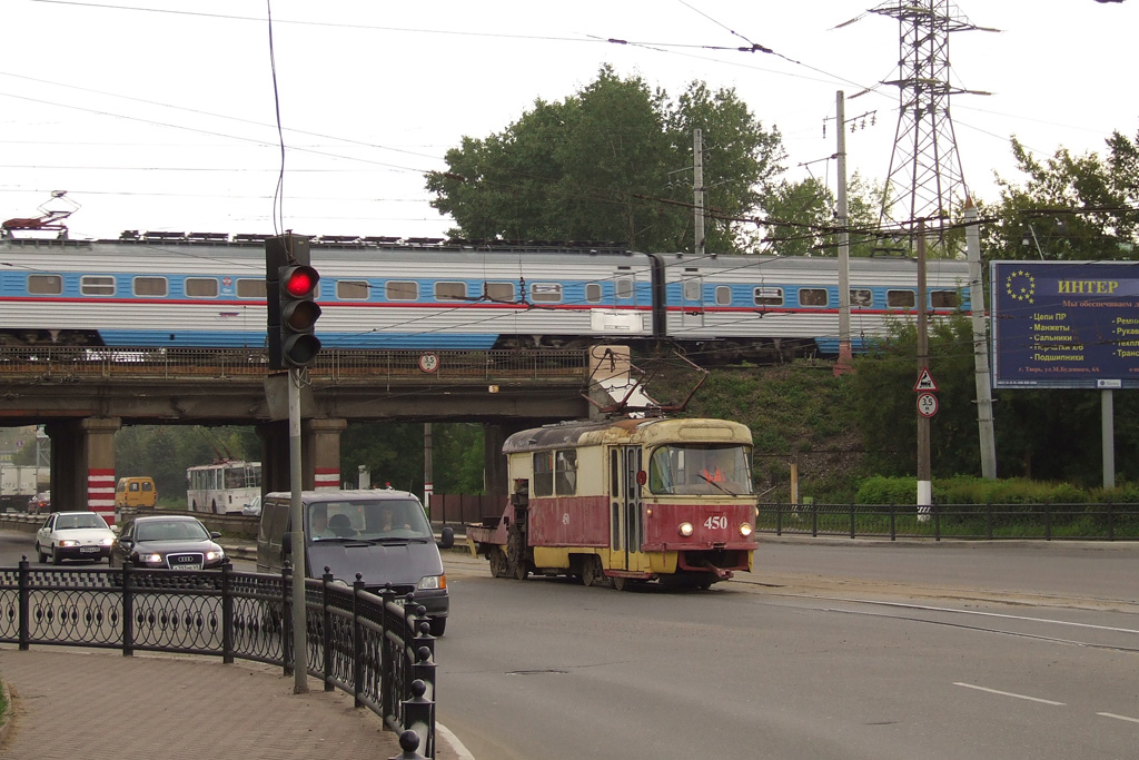 Tver, Tatra T3SU (2-door) № 450; Tver — Service streetcars and special vehicles