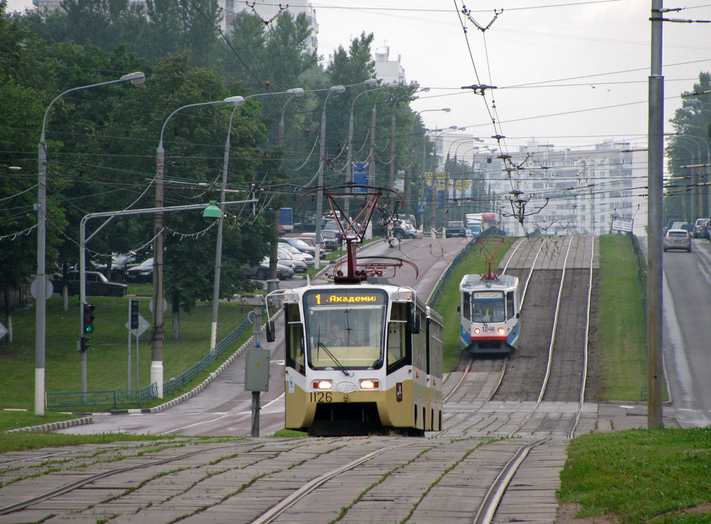 Москва, 71-619КТ № 1126; Москва, 71-608КМ № 1246