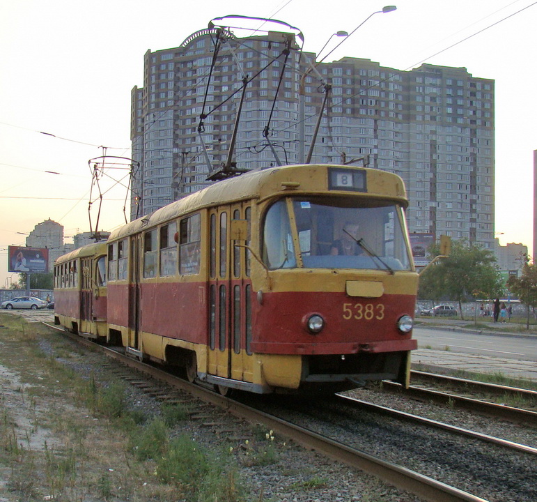 Kiova, Tatra T3SU # 5383