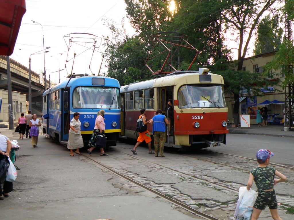 Одесса, Tatra T3R.P № 3329; Одесса — Конечные станции