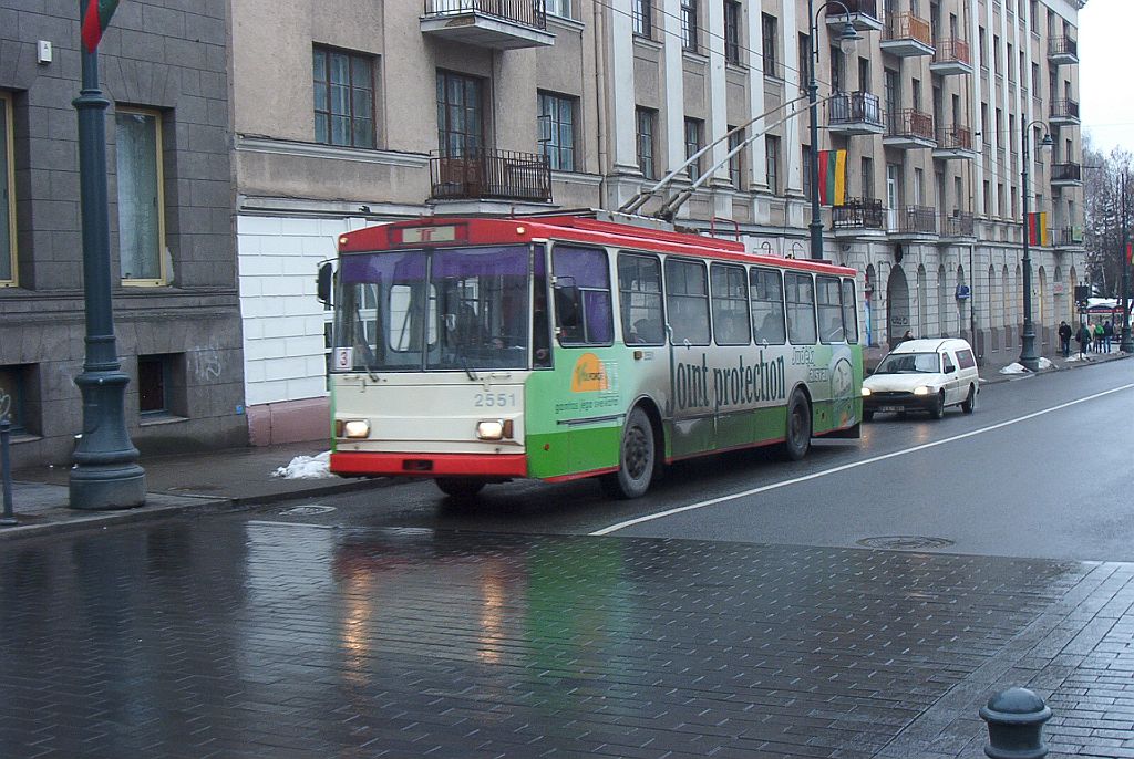 Вильнюс, Škoda 14Tr89/6 № 2551