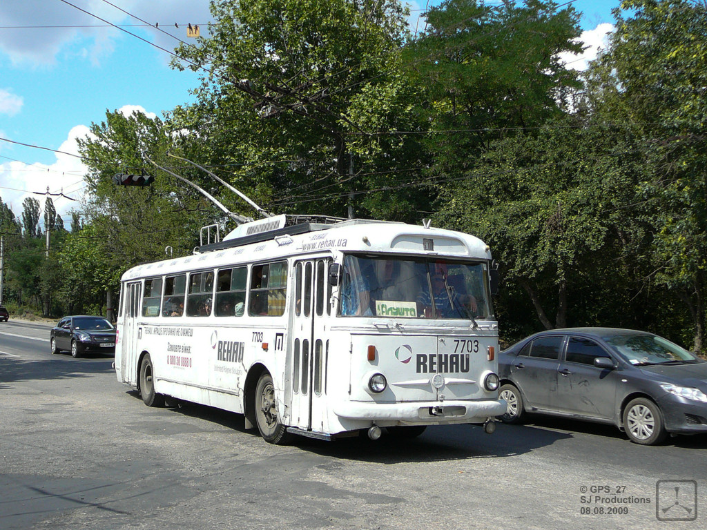 Крымский троллейбус, Škoda 9TrH27 № 7703