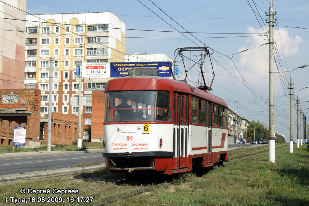 Тула, Tatra T3SU № 91