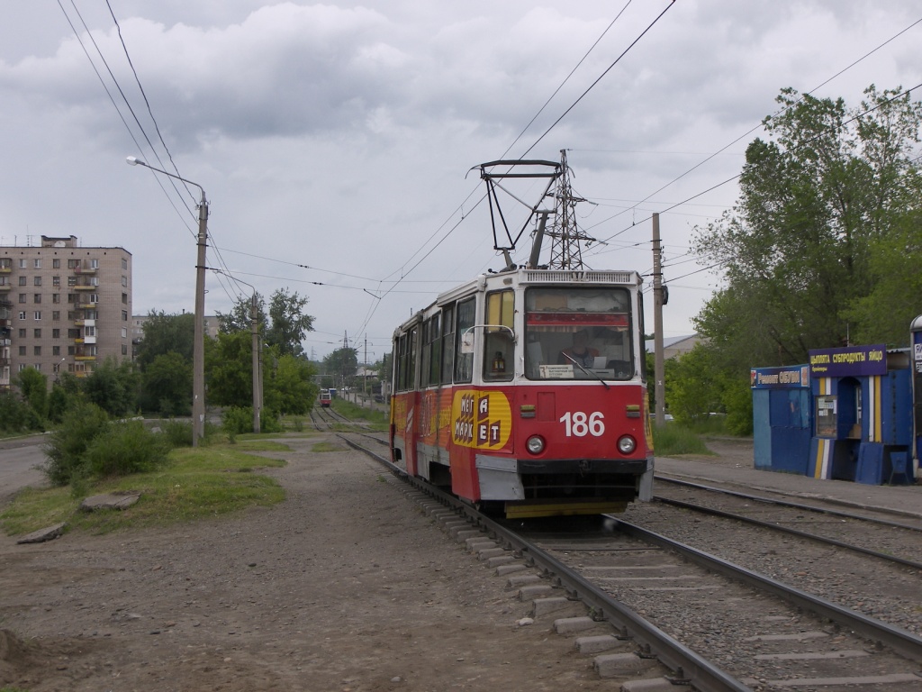 Бийск, 71-605 (КТМ-5М3) № 186