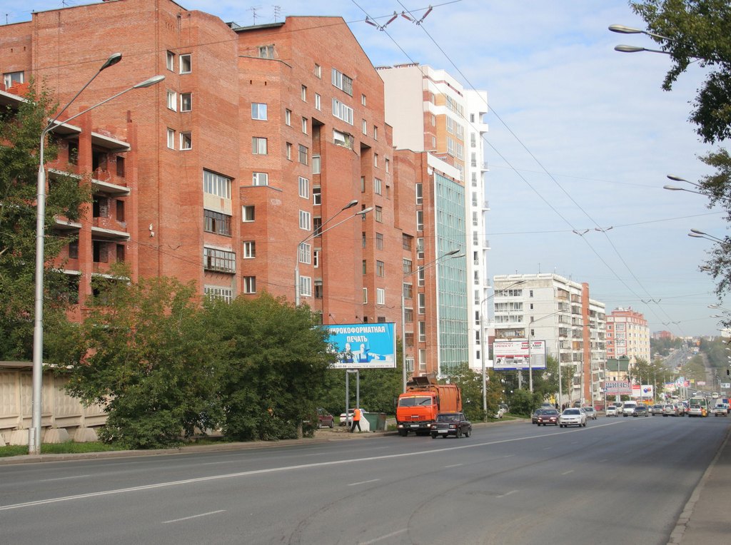 Томск — Строительство троллейбусной линии по Комсомольскому проспекту