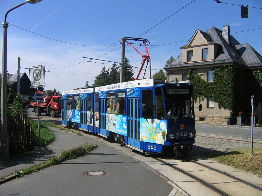 Plauen, Tatra KT4DMC № 205