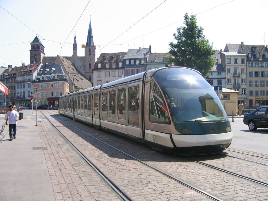 Strassburg, Bombardier Eurotram (Flexity Outlook) Nr. 1055