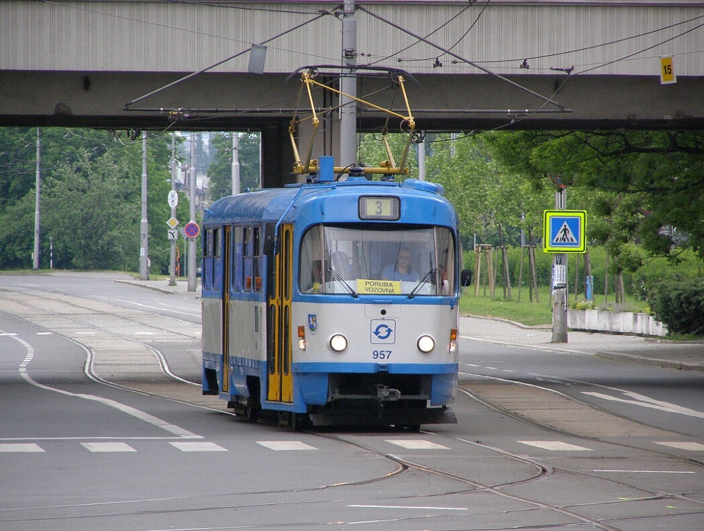 Ostrava, Tatra T3SUCS nr. 957