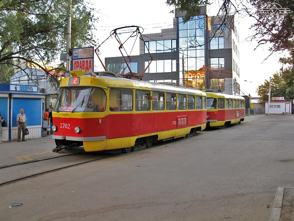 Волгоград, Tatra T3SU № 2702; Волгоград, Tatra T3SU № 2701