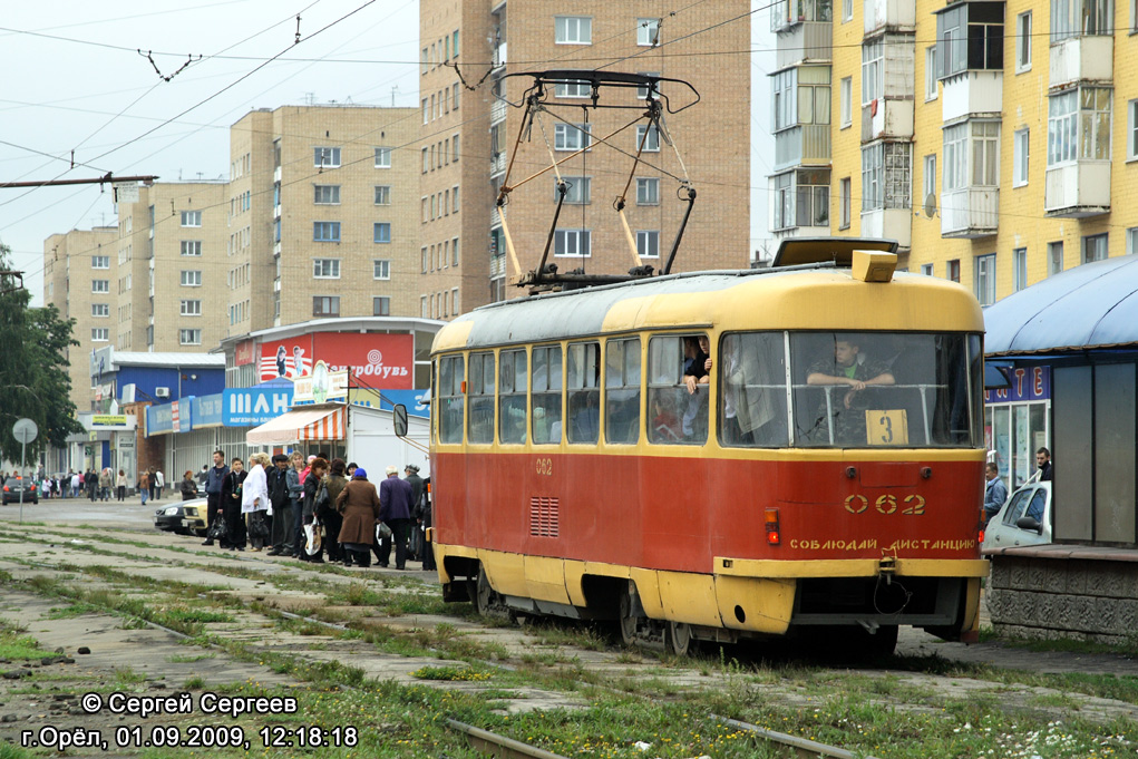 Орёл, Tatra T3SU № 062