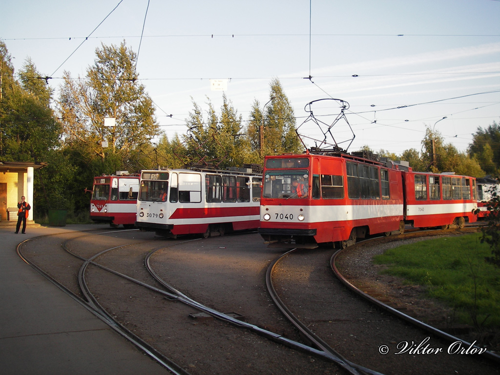 Санкт-Петербург, ЛВС-86К № 7040; Санкт-Петербург — Конечные станции и разворотные кольца