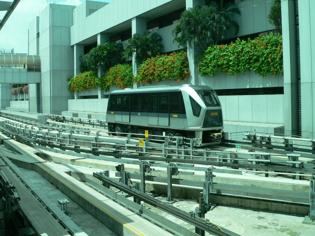 Singapore, Mitsubishi Crystal Mover № 05; Singapore — People-mover of Changi Airport (Skytrain)