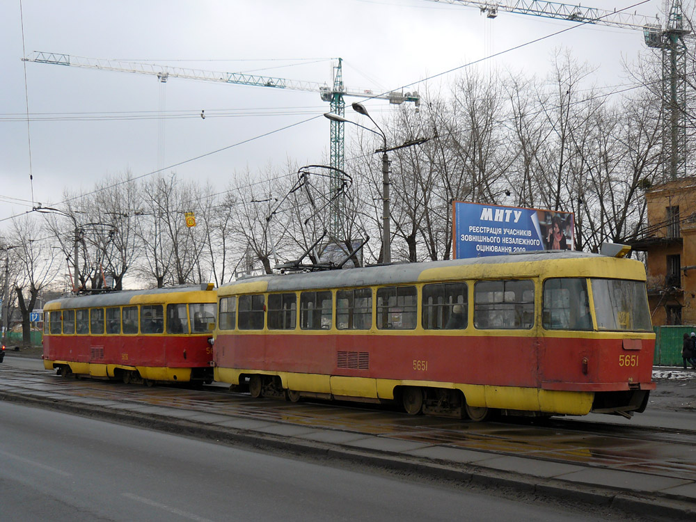 Киев, Tatra T3SU № 5651