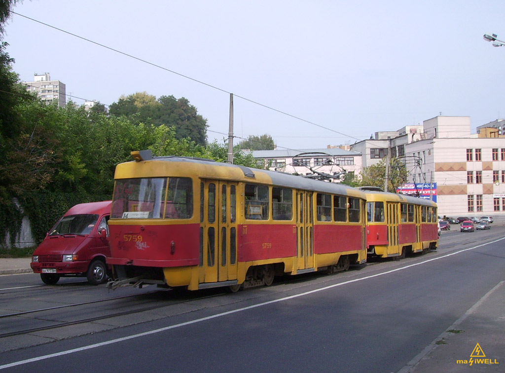 Київ, Tatra T3SU № 5759