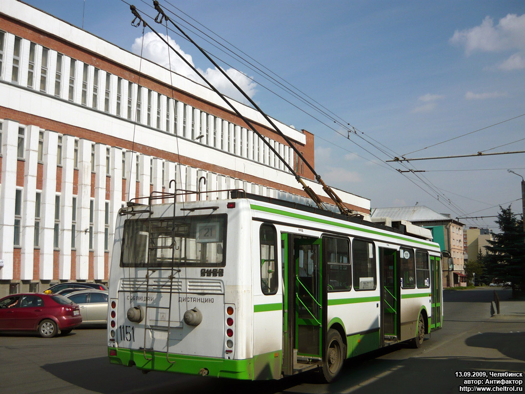 Chelyabinsk, LiAZ-5280 (VZTM) č. 1151