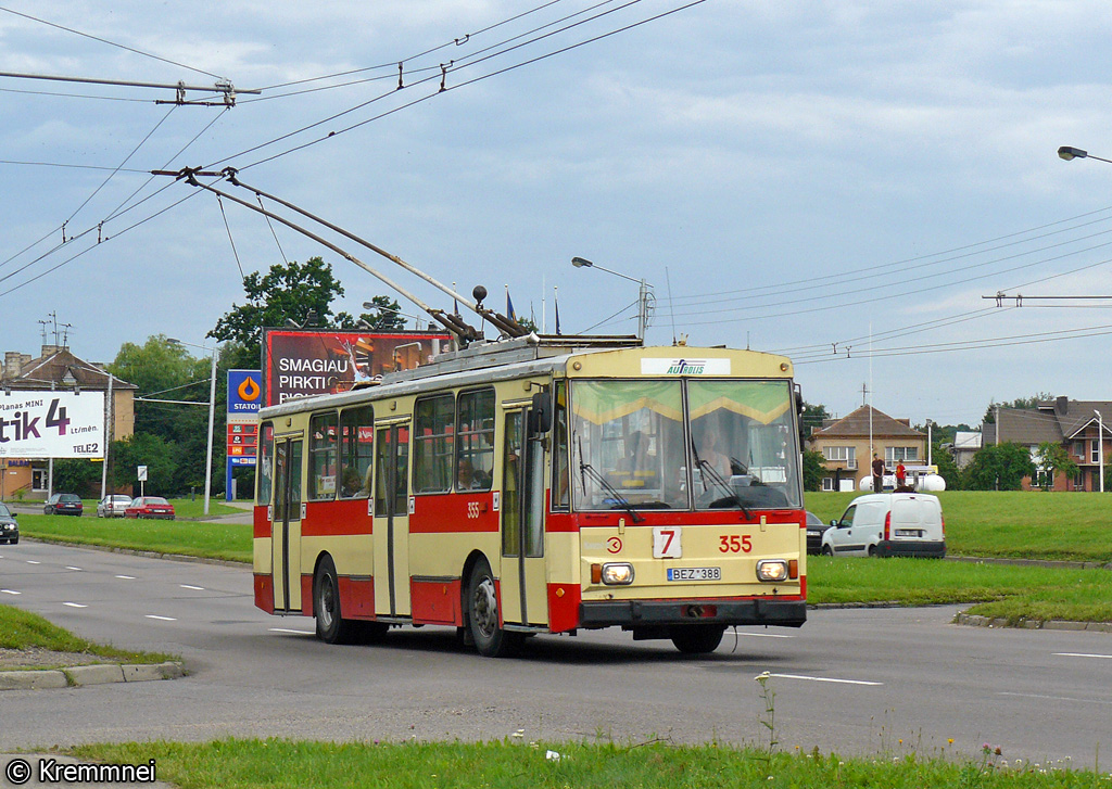 Каунас, Škoda 14Tr01 № 355