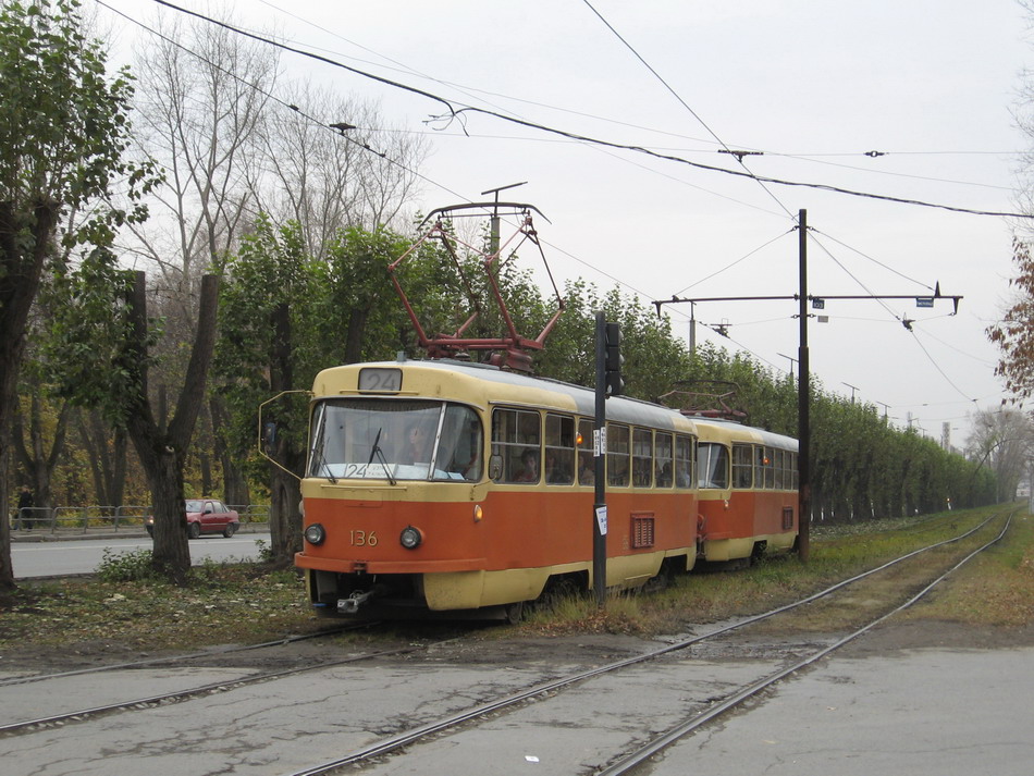 Jekatěrinburg, Tatra T3SU č. 136