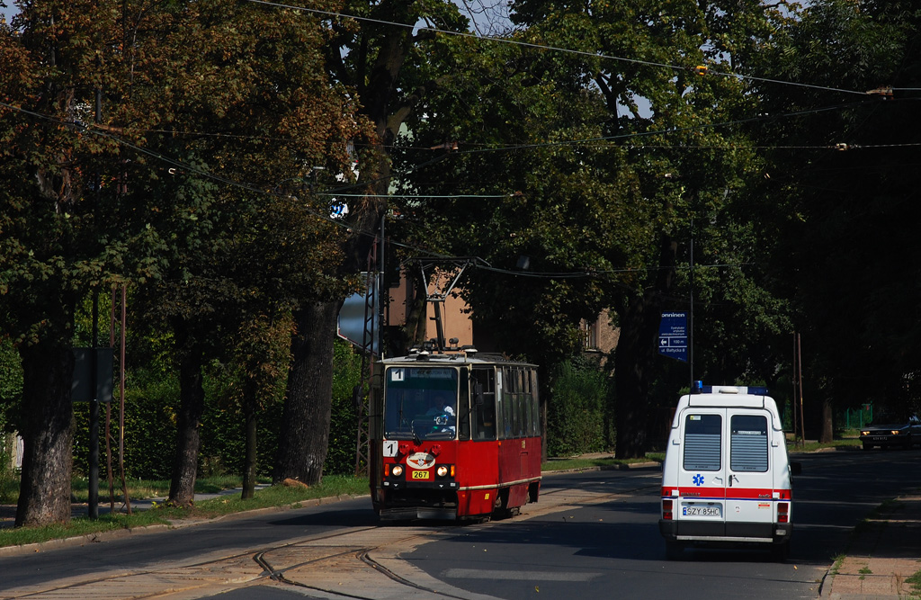 Силезские трамваи, Konstal 105Na № 267; Силезские трамваи — Трамвайная сеть в Гливице (26.08.1894 — 31.08.2009)