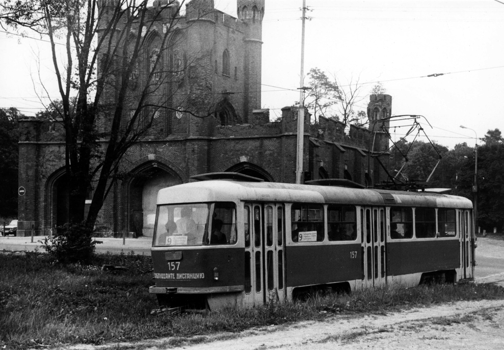 Калининград, Tatra T4SU № 157; Калининград — Старые фотографии