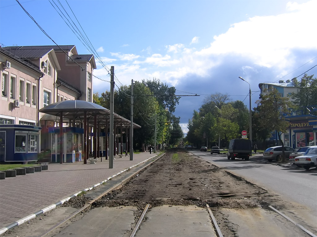Jaroszlavl — Dismantling tramway tracks
