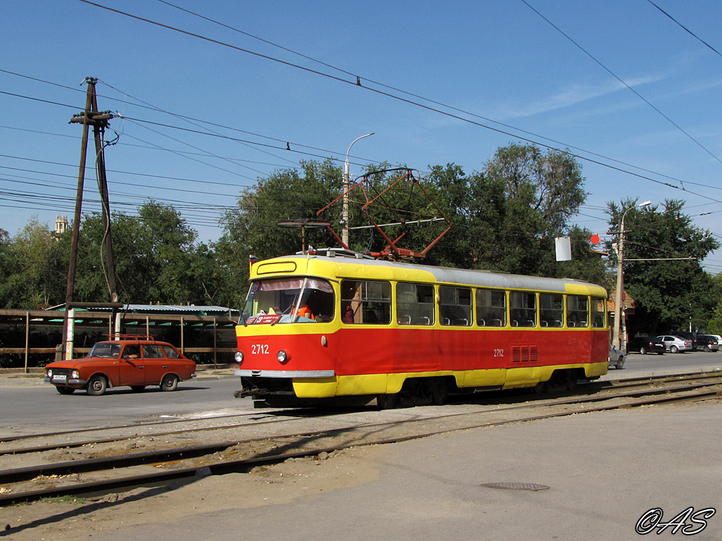 Volgograd, Tatra T3SU (2-door) č. 2712