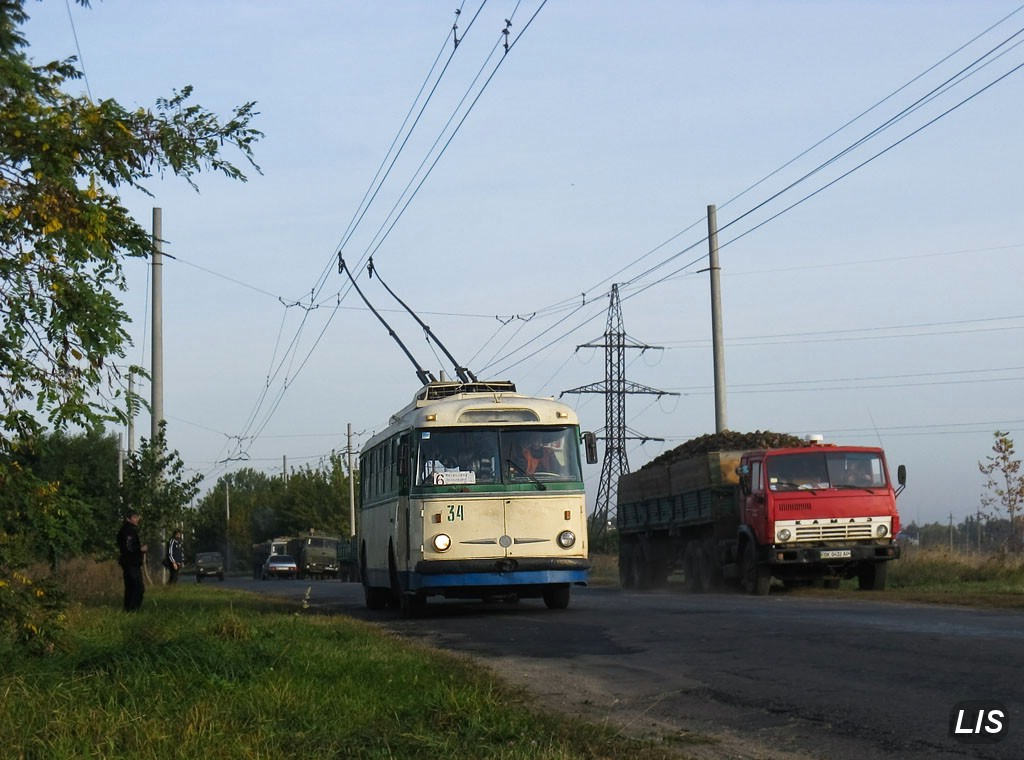 Lutsk, Škoda 9Tr19 № 34; Lutsk — Excursia 26.09.2009