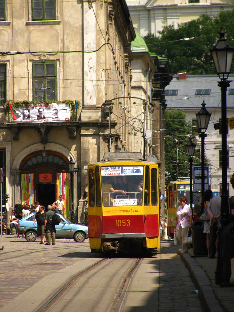 Lviv, Tatra KT4SU № 1053