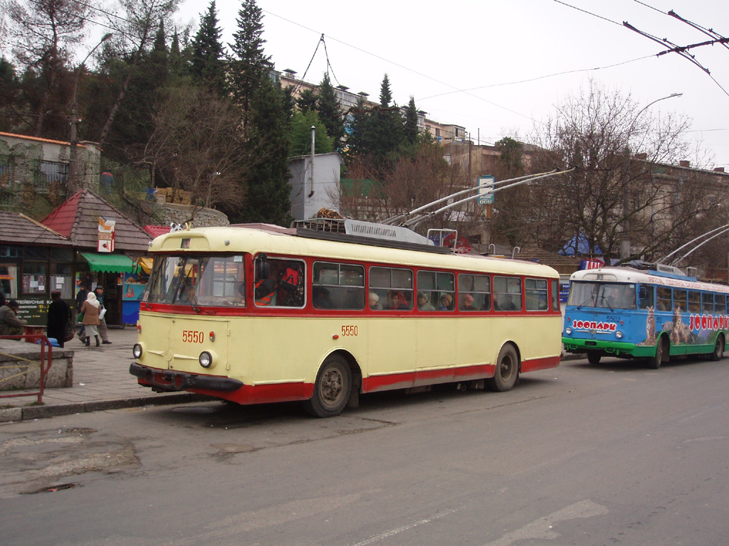 Crimean trolleybus, Škoda 9Tr21 # 5550