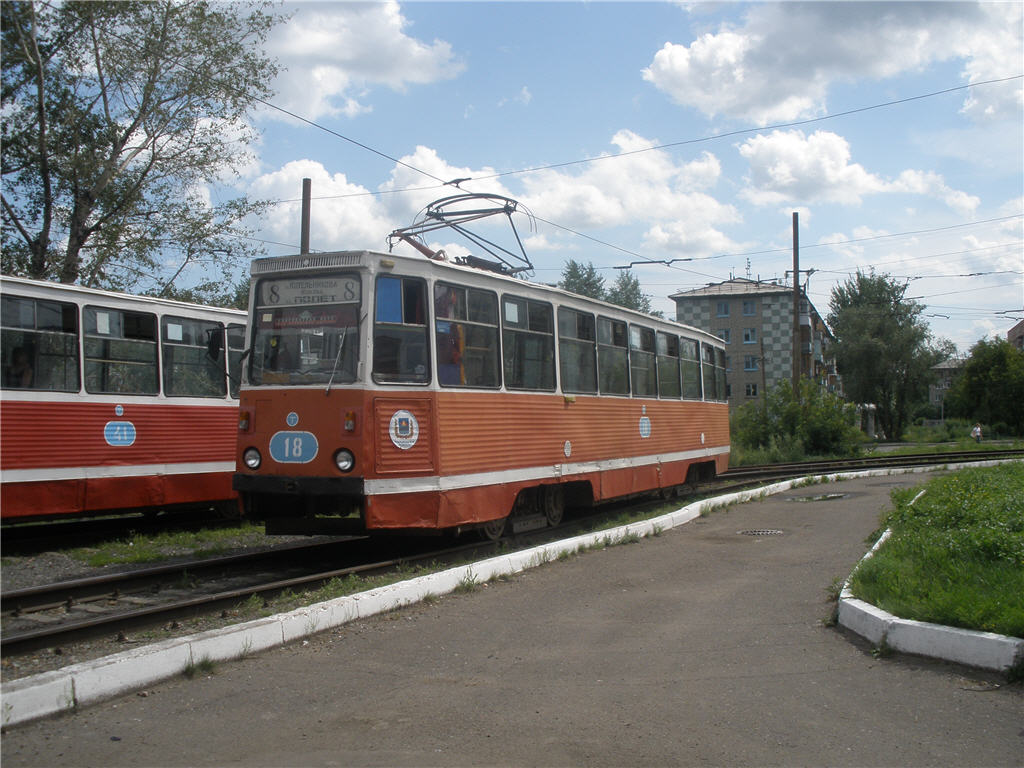 Omsk, 71-605 (KTM-5M3) č. 18