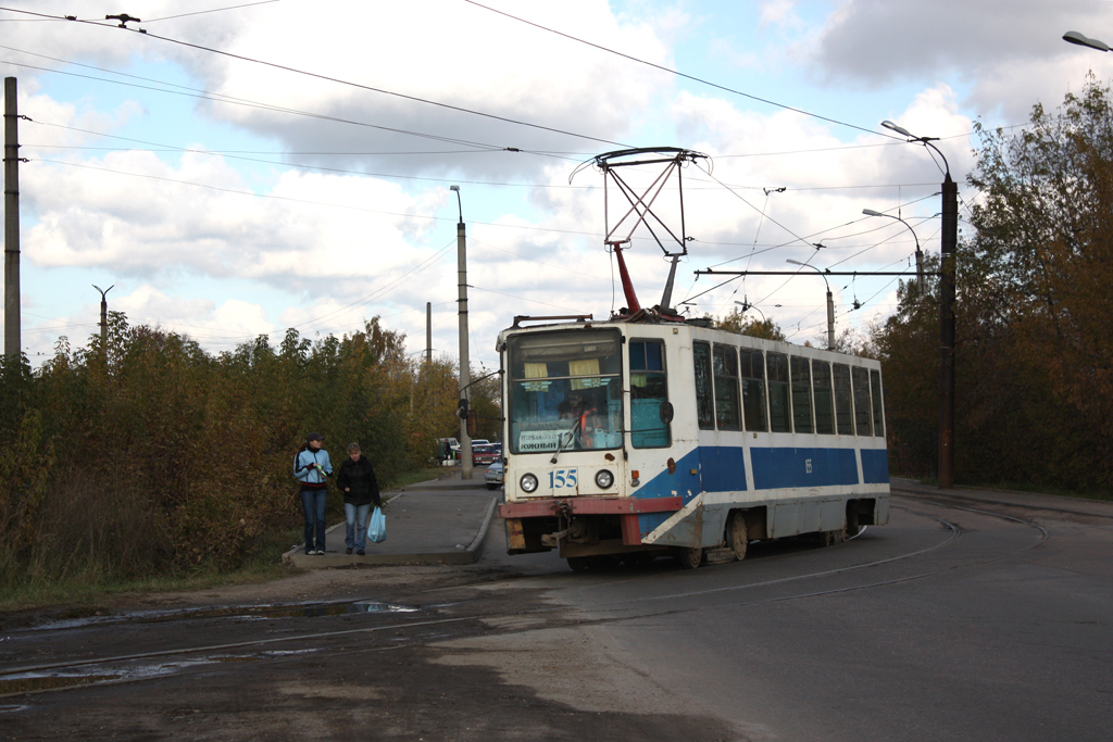 Tver, 71-608K # 155; Tver — Streetcar lines: Moskovsky District (line to Yuzhny microdistrict)
