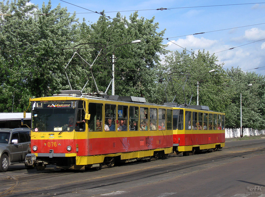 Kyjev, Tatra T6B5SU č. 076