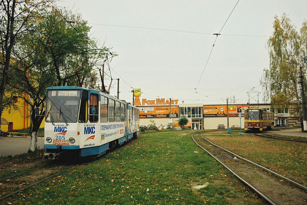 Винница, Tatra KT4SU № 205