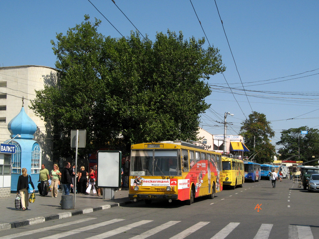 Crimean trolleybus, Škoda 14Tr89/6 # 2100