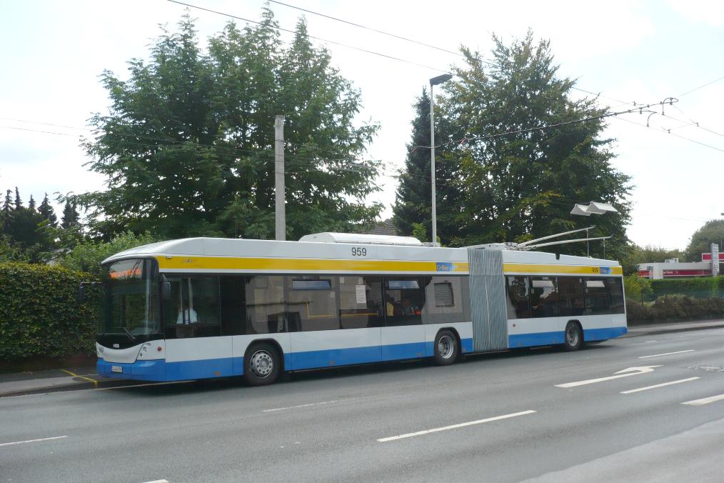 Solingen, Hess SwissTrolley 3 (BGT-N2C) # 959