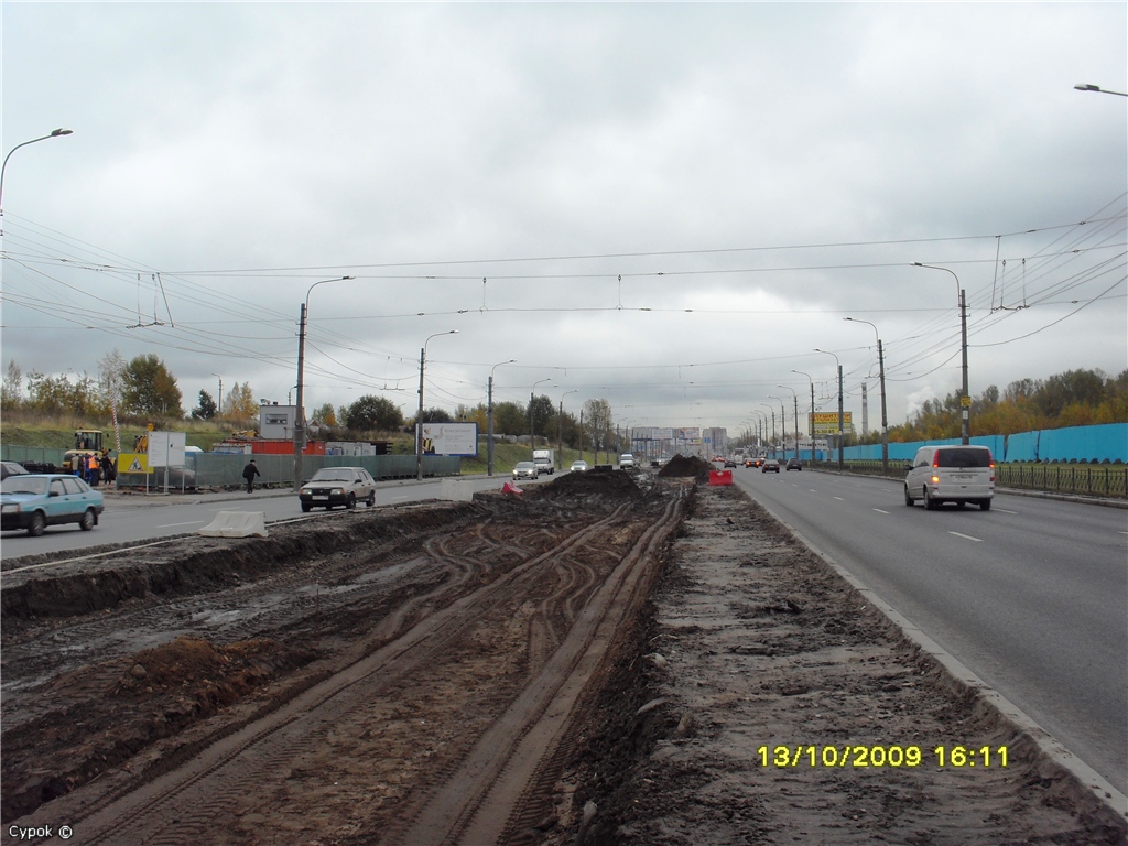 Sanktpēterburga — Track repairs