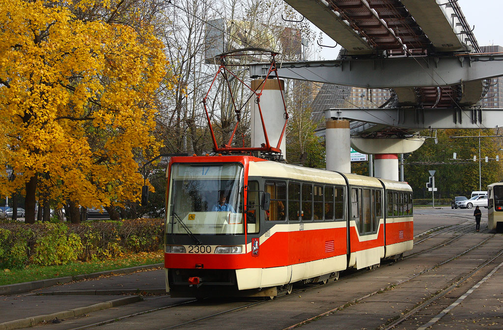 Москва, Tatra KT3R № 2300