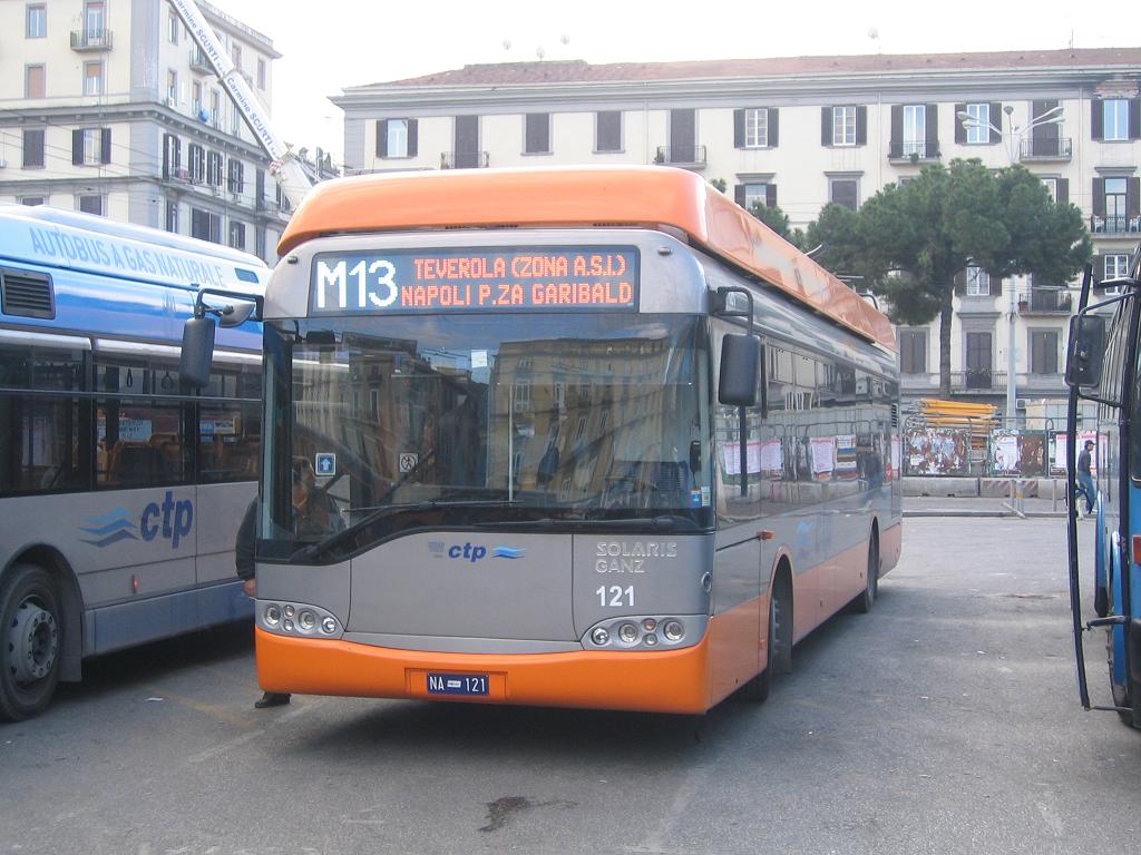 Napoli, Solaris Trollino II 12 Ganz D № 121