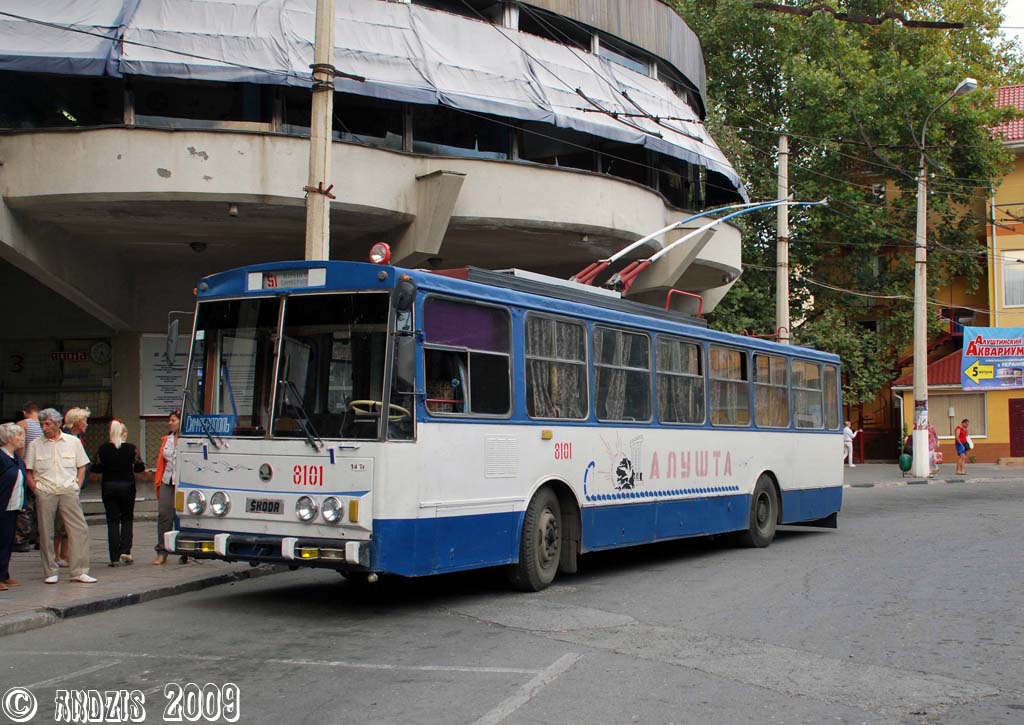 Crimean trolleybus, Škoda 14Tr89/6 # 8101
